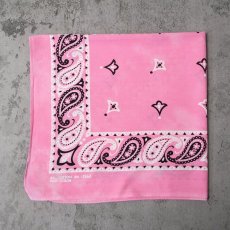 画像2: 60's FAST COLOR ペイズリー柄 バンダナ (2)