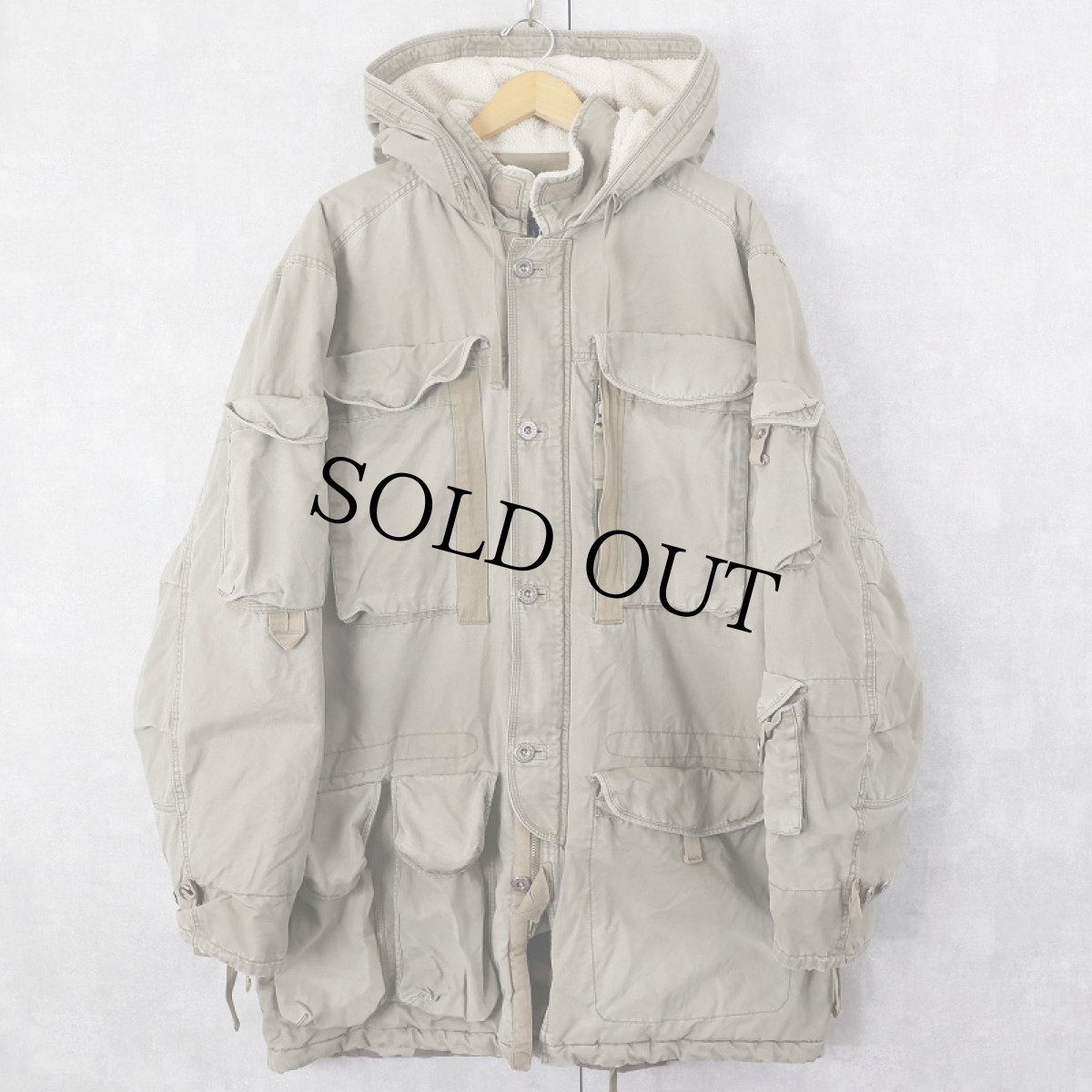 画像1: 2000's GAP "HEAVY DUTY REINFORCED" キルティングライナー ミリタリージャケット XL (1)