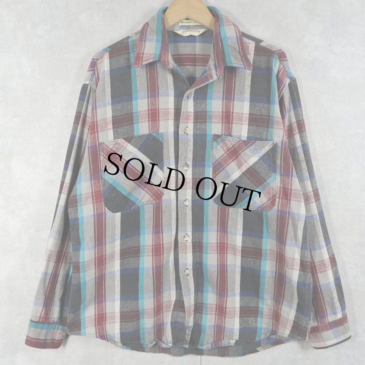 画像1: 80〜90's ST JOHN'S BAY "BIGMAC FLANNEL" チェック柄 ヘビーネルシャツ (1)