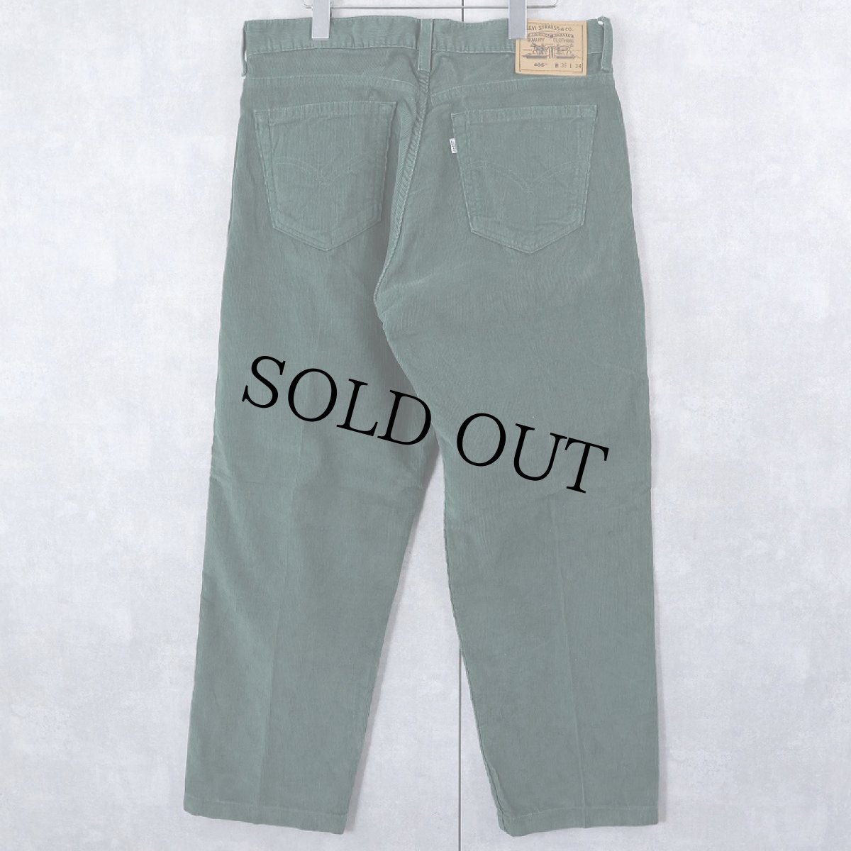 画像2: 90's Levi's 405 AUSTRALIA製 コーデュロイパンツ W33 (2)