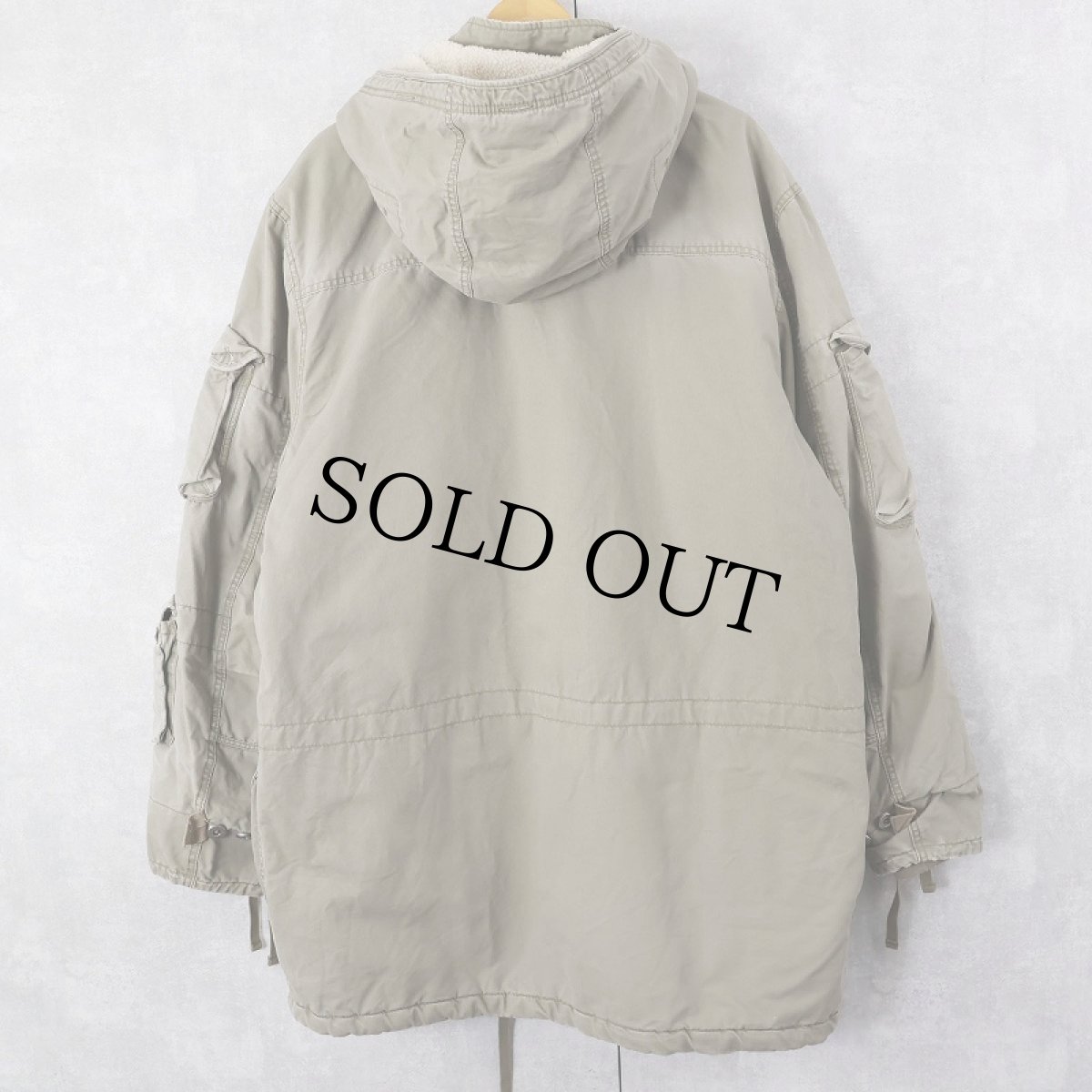 画像3: 2000's GAP "HEAVY DUTY REINFORCED" キルティングライナー ミリタリージャケット XL (3)