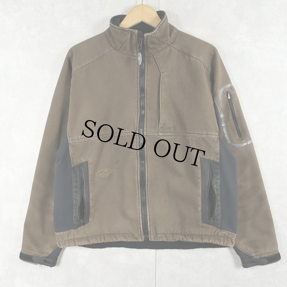 画像1: Arborwear 切り替えデザイン 裏フリース ダックジャケット M (1)