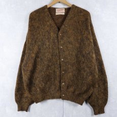 画像1: 50〜60's Pellle Beach of CALIFORNIA モヘアニットカーディガン  (1)