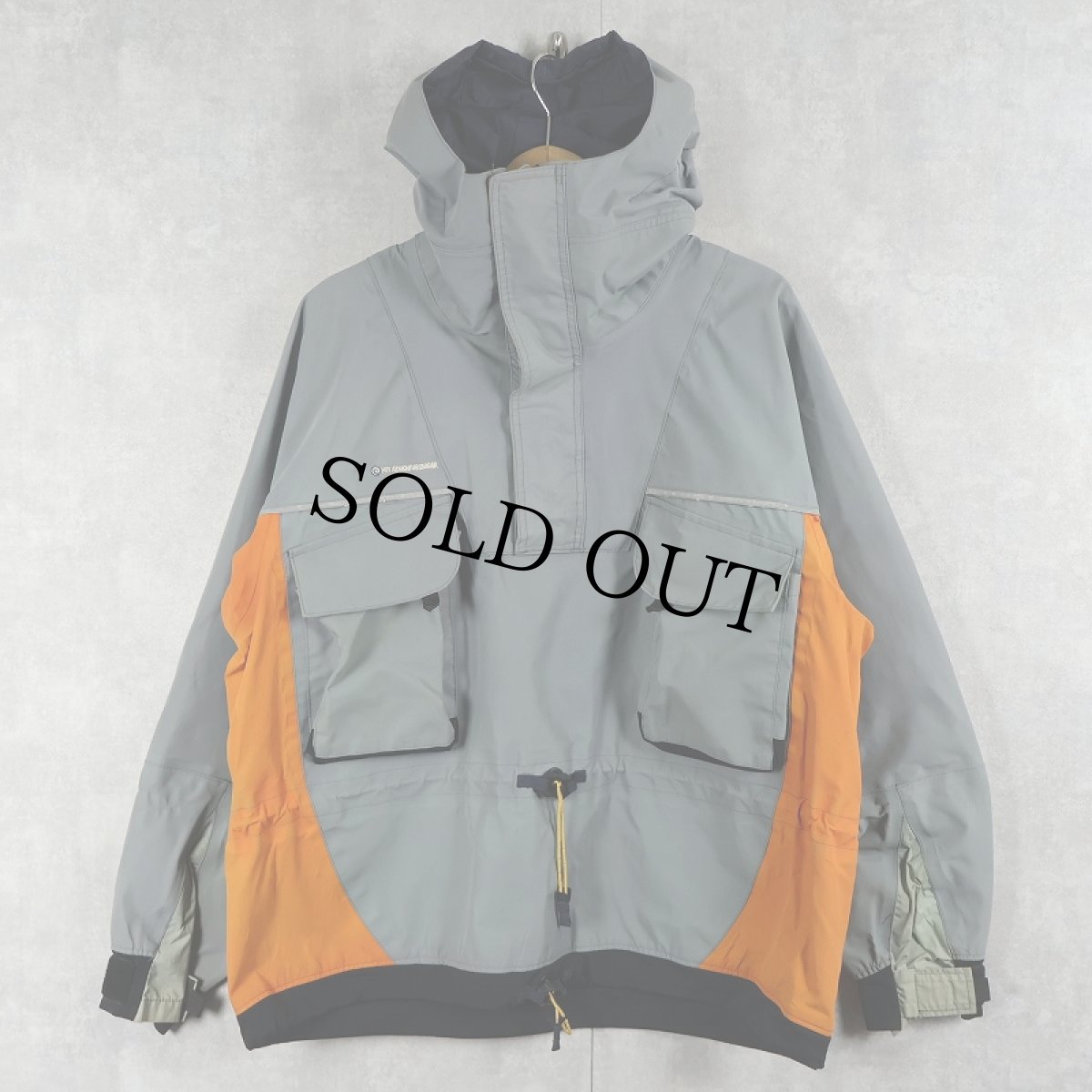 画像1: MTI ADVENTUREWEAR ハーフジップナイロンジャケット M (1)