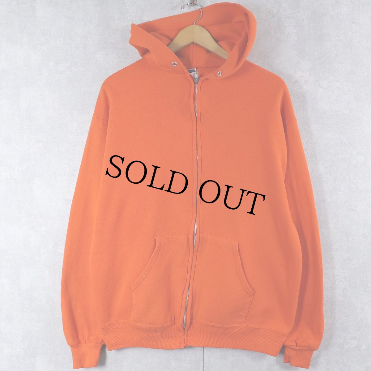 画像1: 90's JERZEES USA製 スウェットジップパーカー L (1)