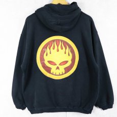 画像1: THE OFFSPRING ポップパンクバンドスウェットフーディー BLACK M (1)