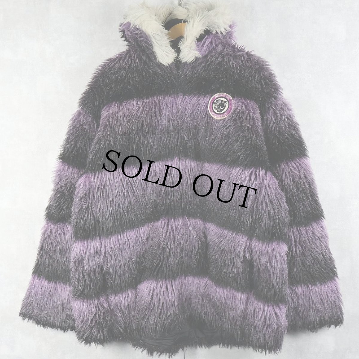 画像1: 70's ARCTIC WEAR USA製 キルティングライナー フェイクファージャケット (1)