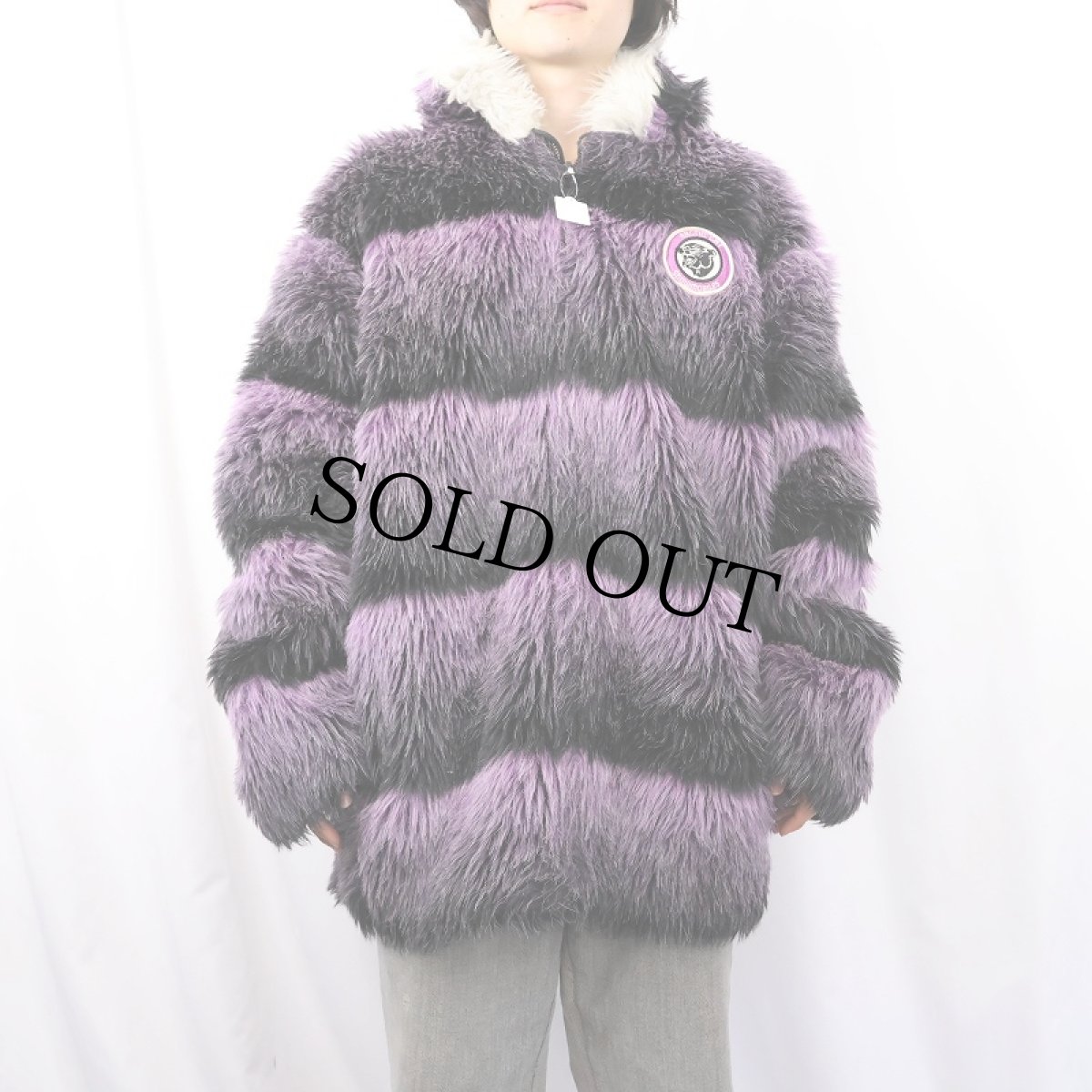 画像2: 70's ARCTIC WEAR USA製 キルティングライナー フェイクファージャケット (2)