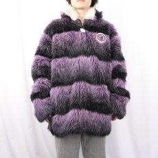 画像2: 70's ARCTIC WEAR USA製 キルティングライナー フェイクファージャケット (2)