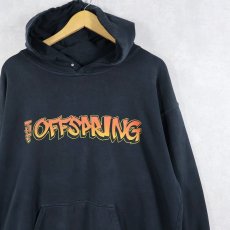 画像2: THE OFFSPRING ポップパンクバンドスウェットフーディー BLACK M (2)