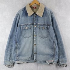 画像1: 90〜2000's OAKLEY デニムボアジャケット XL (1)