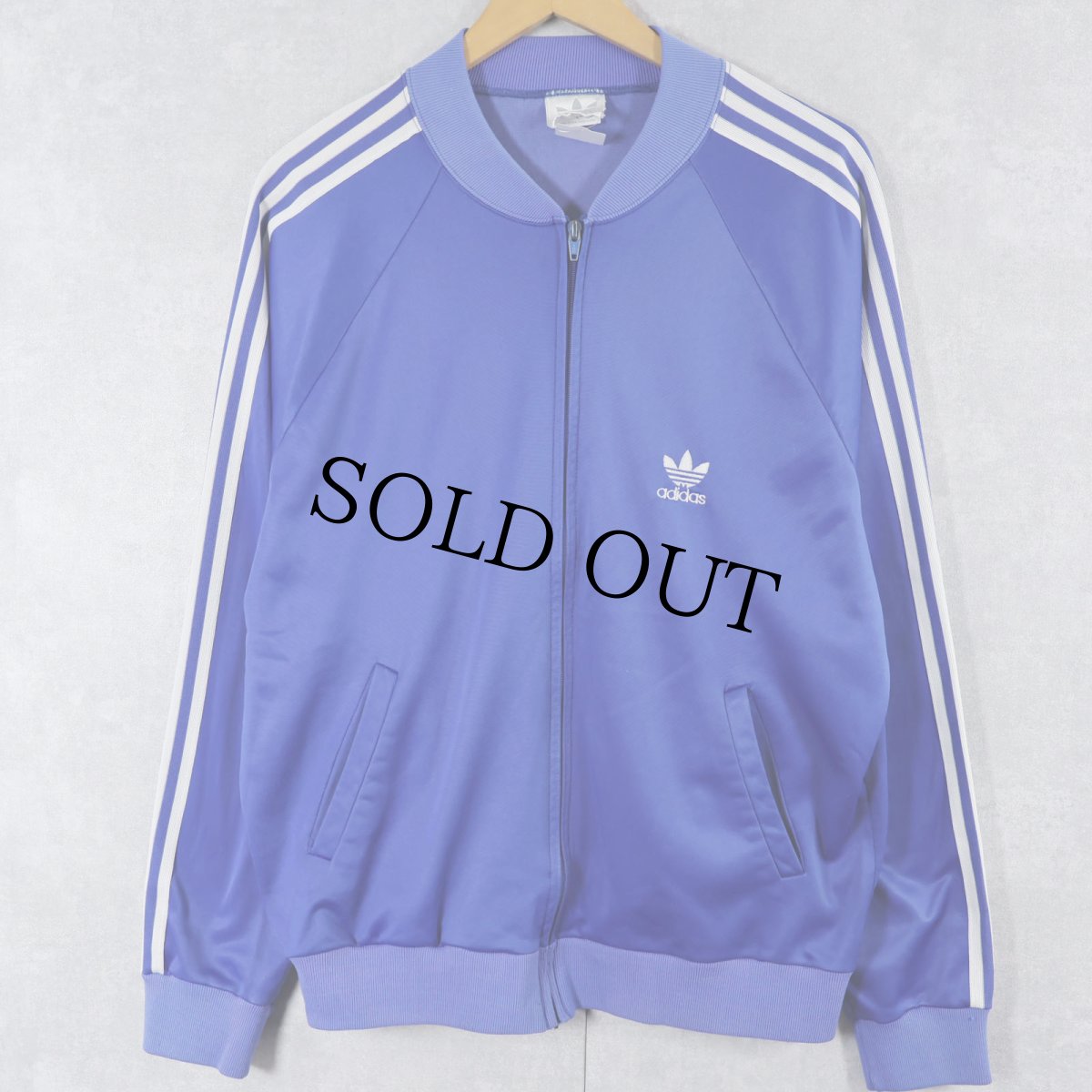 画像1: 80's adidas USA製 トラックジャケット L (1)