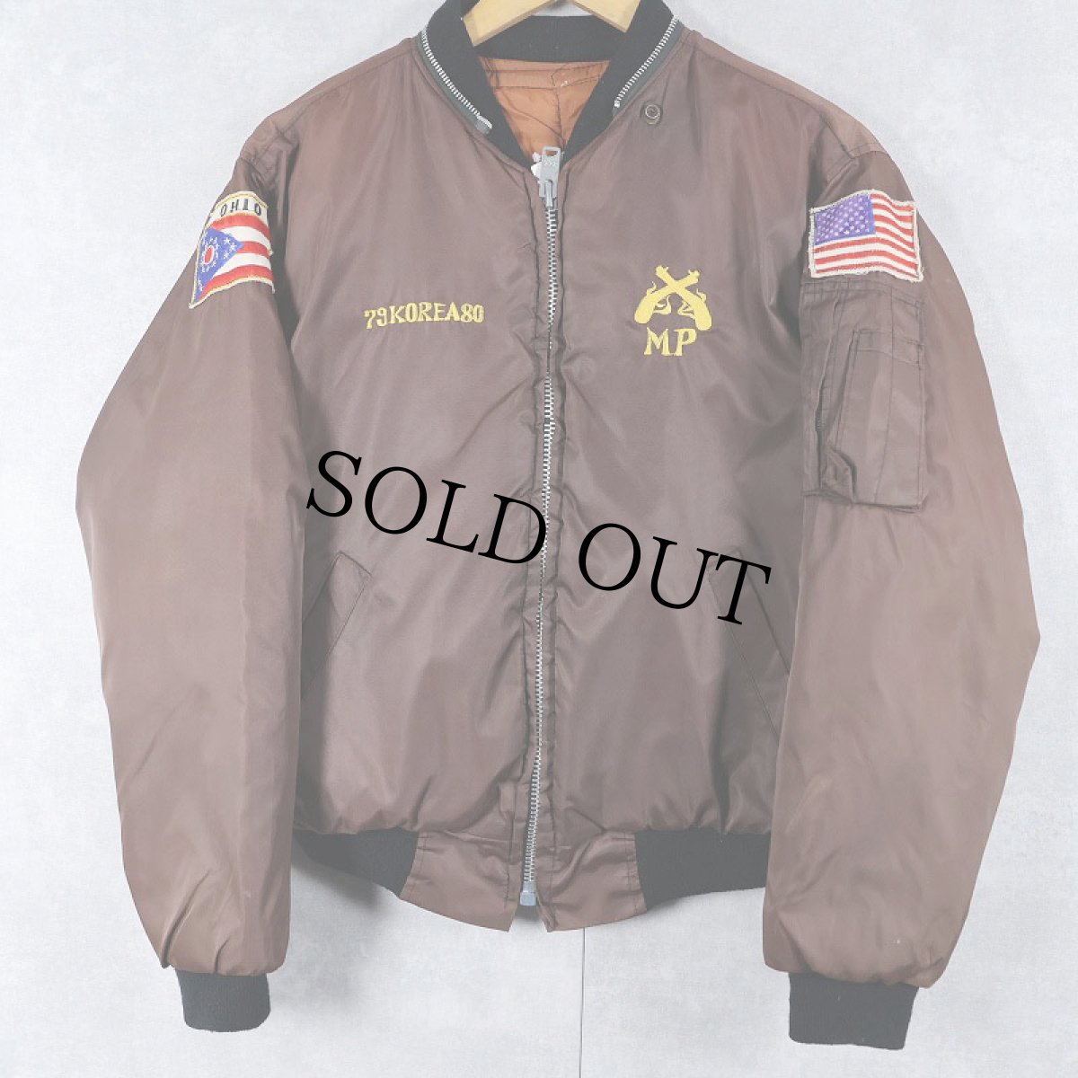 画像2: 70〜80's "NHWSD-K FELLERS" キルティングライナー スーベニアジャケット (2)