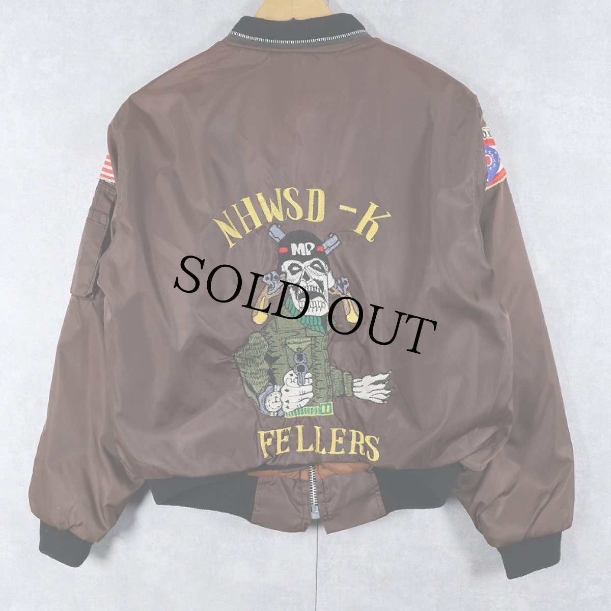 画像1: 70〜80's "NHWSD-K FELLERS" キルティングライナー スーベニアジャケット (1)