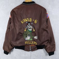 画像1: 70〜80's "NHWSD-K FELLERS" キルティングライナー スーベニアジャケット (1)