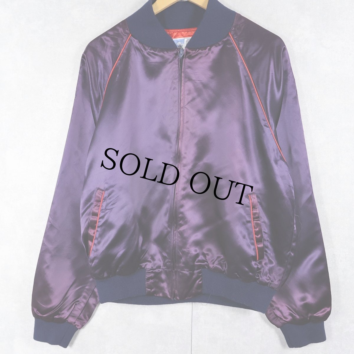 画像2: 80's Disney USA製 "MICKEY MOUSE FANTASIA" 刺繍サテンジャケット XXL (2)