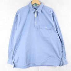 画像1: 80〜90's L.L.Bean USA製 コットンプルオーバーシャツ L (1)