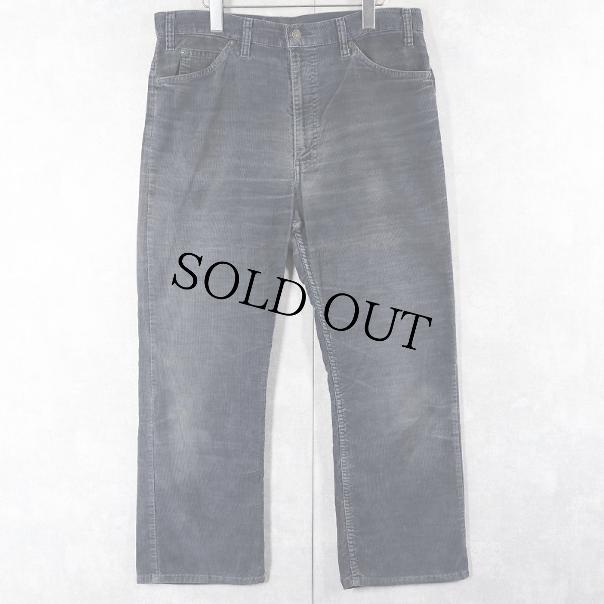 画像1: 80's Levi's コーデュロイパンツ NAVY W35 (1)