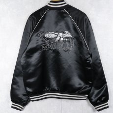 画像1: Details USA製 "ERNIE BALL" 刺繍 サテンスタジャンBLACK XL (1)