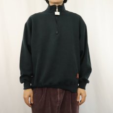 画像2: 90's RUSSELL ATHLETIC USA製 ハーフジップスウェット L (2)