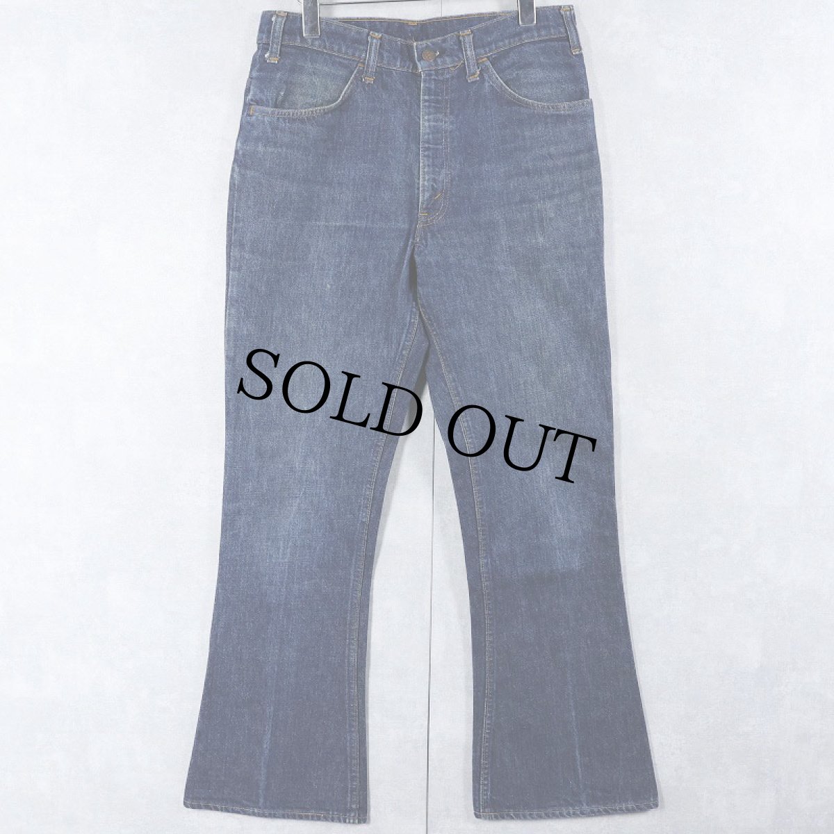 画像1: 70's LEVI'S 646 オレンジタブ ベルボトムデニムパンツ W32 (1)