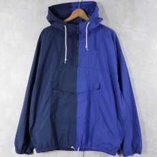 画像1: 90's GAP 2トーン ナイロンアノラックパーカー XL (1)
