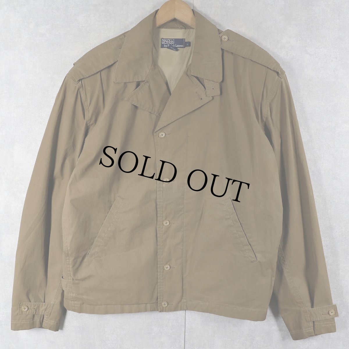 画像1: 90's Ralph Lauren "M-41 TYPE" コットンジャケット L  (1)