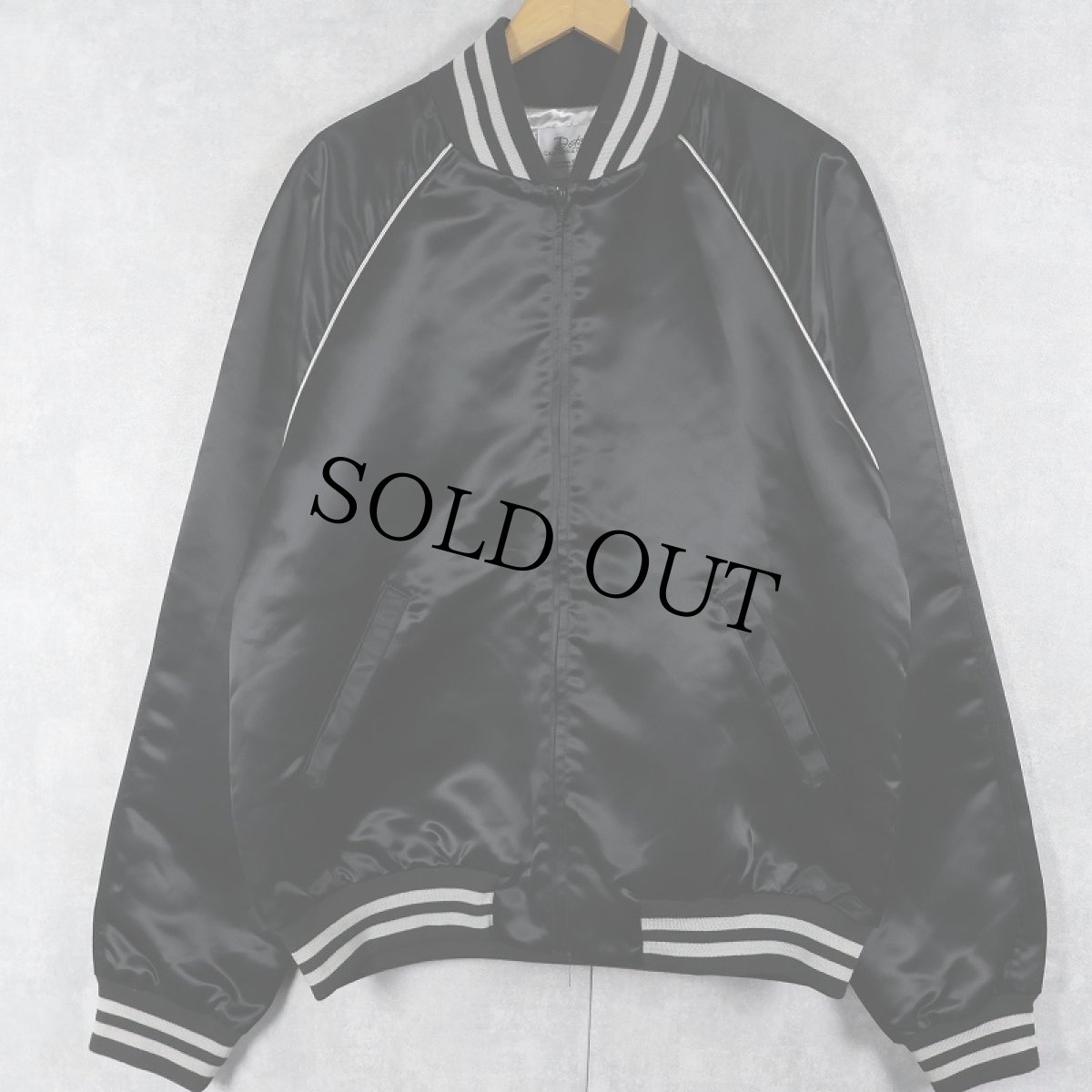 画像2: Details USA製 "ERNIE BALL" 刺繍 サテンスタジャンBLACK XL (2)