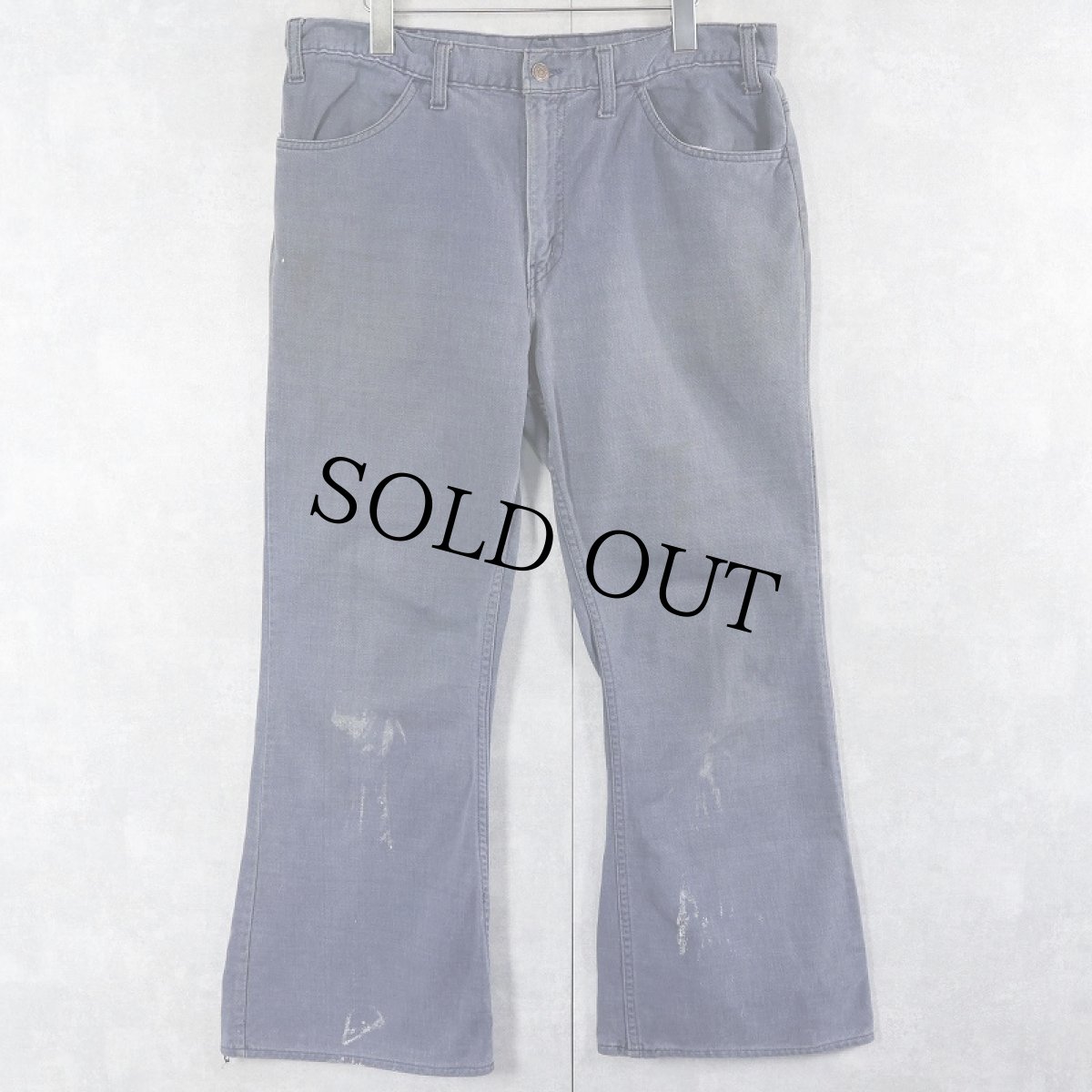 画像2: 70's Levi's ベルボトムコーデュロイパンツ W35 (2)