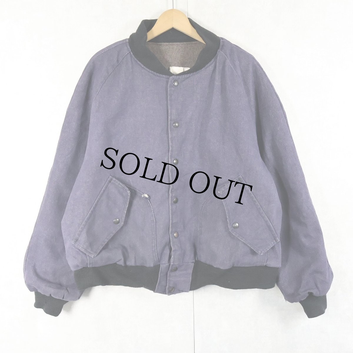 画像2: 60's RUBIN BROTHERS "GM Central Foundry" ブランケットライナー プリントデニムジャケット XL (2)