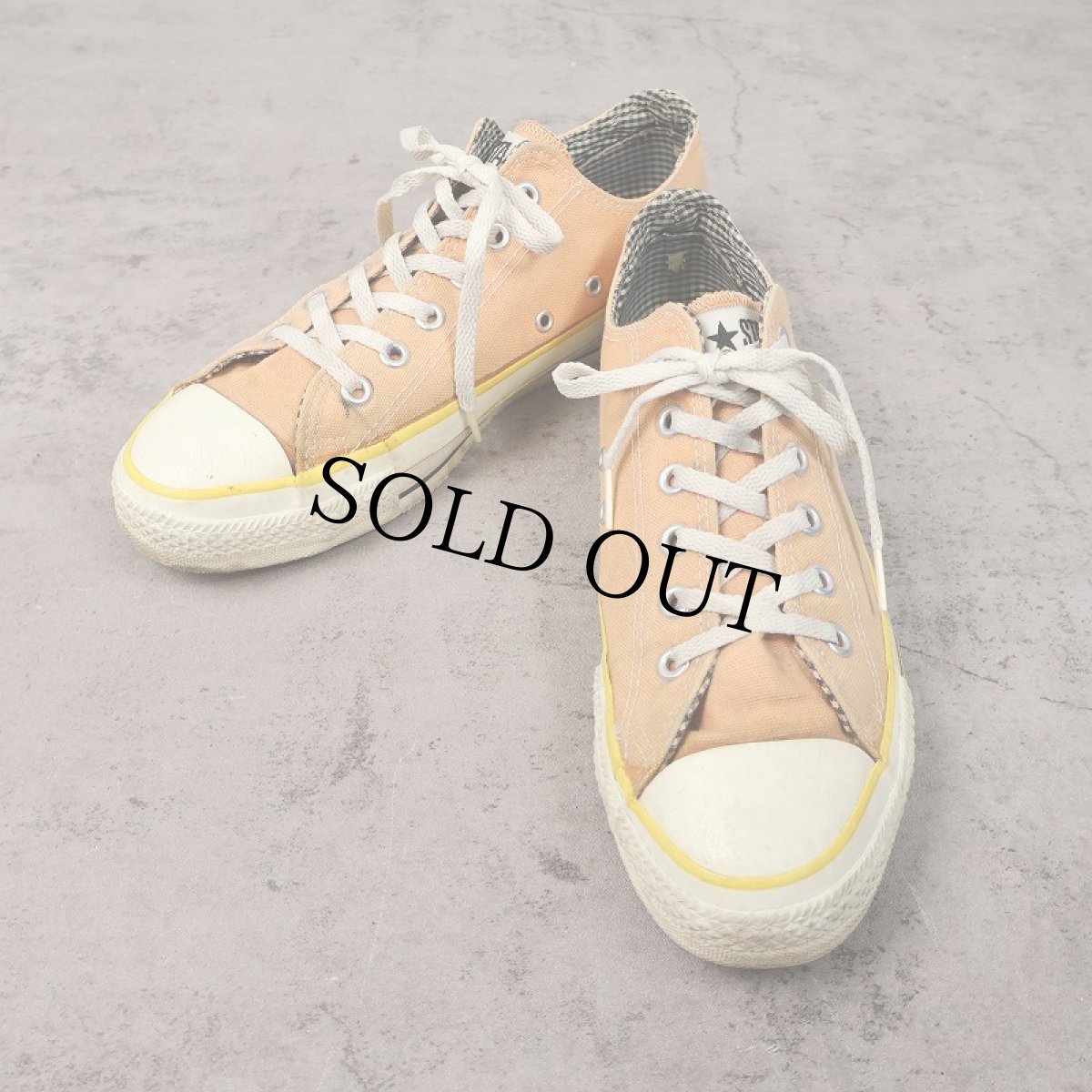 画像1: 90's CONVERSE ALLSTAR USA製 キャンバスローカットスニーカー US8  (1)
