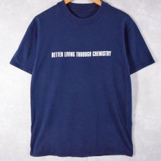 画像1: 【SALE】90's FATBOY SLIM "BETTER LIVING THROUGH CHEMISTRY" ビッグビートミュージシャン/DJ プリントTシャツ (1)