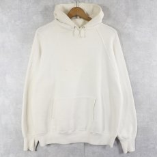 画像1: 60's〜 UNKNOWN ラグランスウェットフーディー (1)