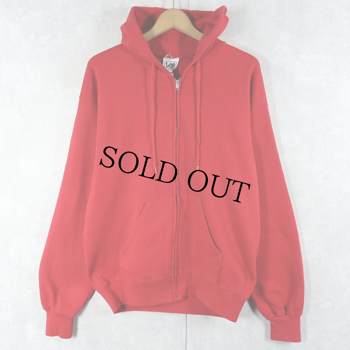 画像1: 80's Lee USA製 スウェットジップパーカー M (1)