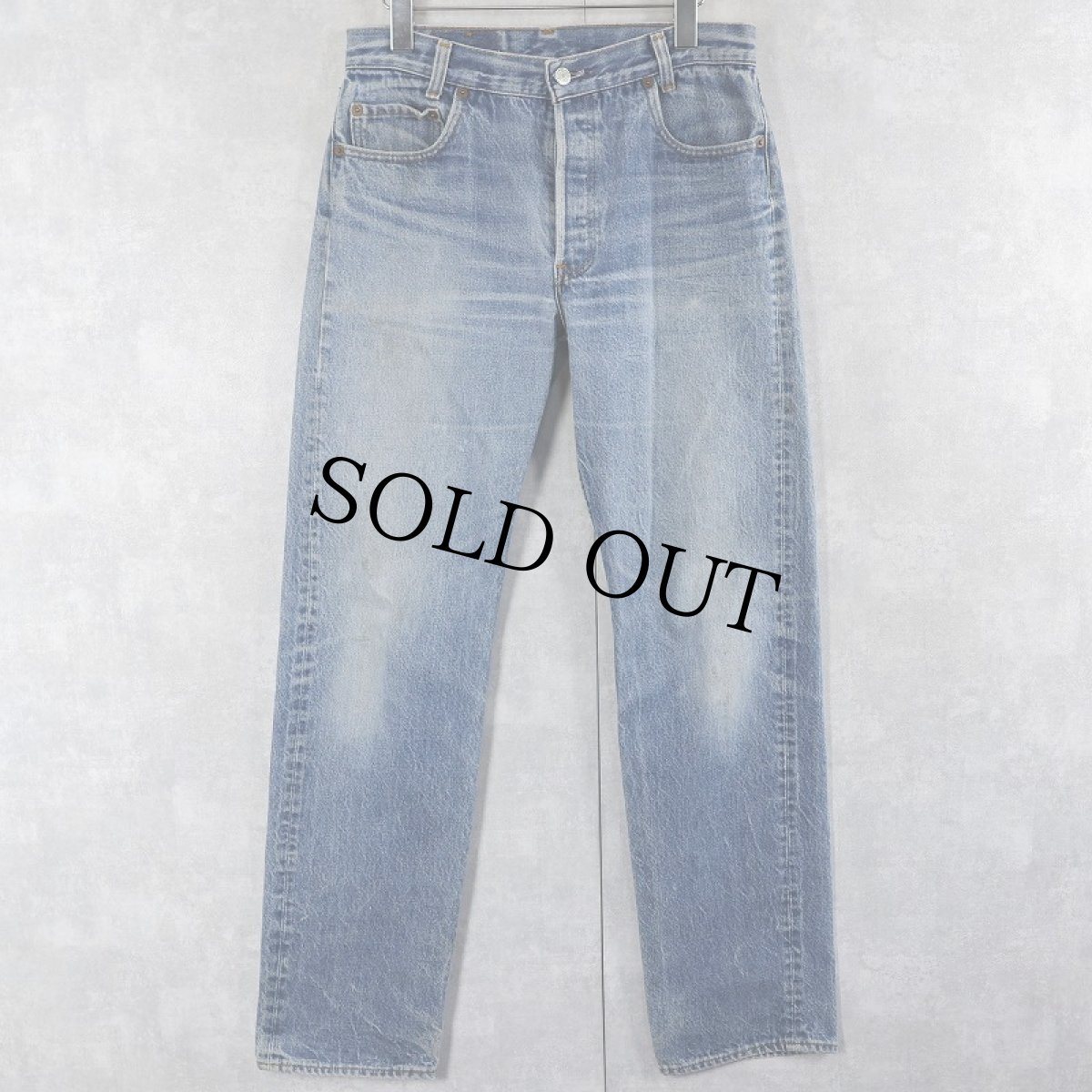 画像1: 80's Levi's 701 USA製 デニムパンツ W30 (1)