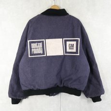 画像1: 60's RUBIN BROTHERS "GM Central Foundry" ブランケットライナー プリントデニムジャケット XL (1)
