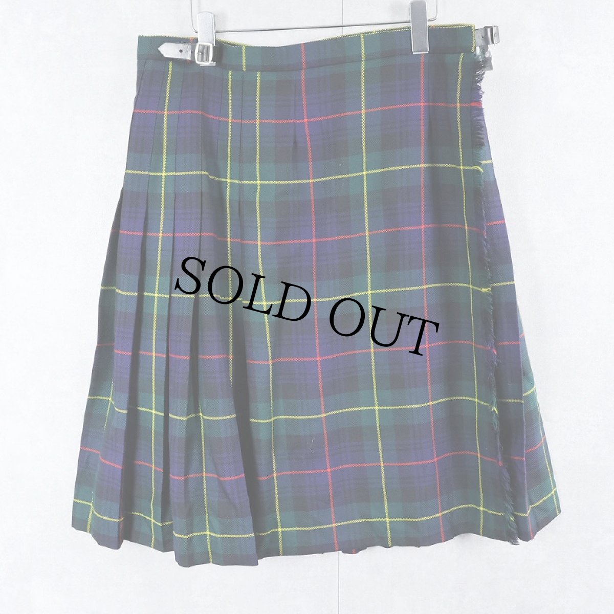 画像2: 〜90's SCOTLAND製 タータンチェック柄 キルトスカート (2)