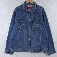画像2: TRIPP NYC ボンテージデニムジャケット SIZE4 (2)