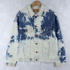 画像1: 80's gap PIONEER ブリーチ加工 デニムジャケット M (1)