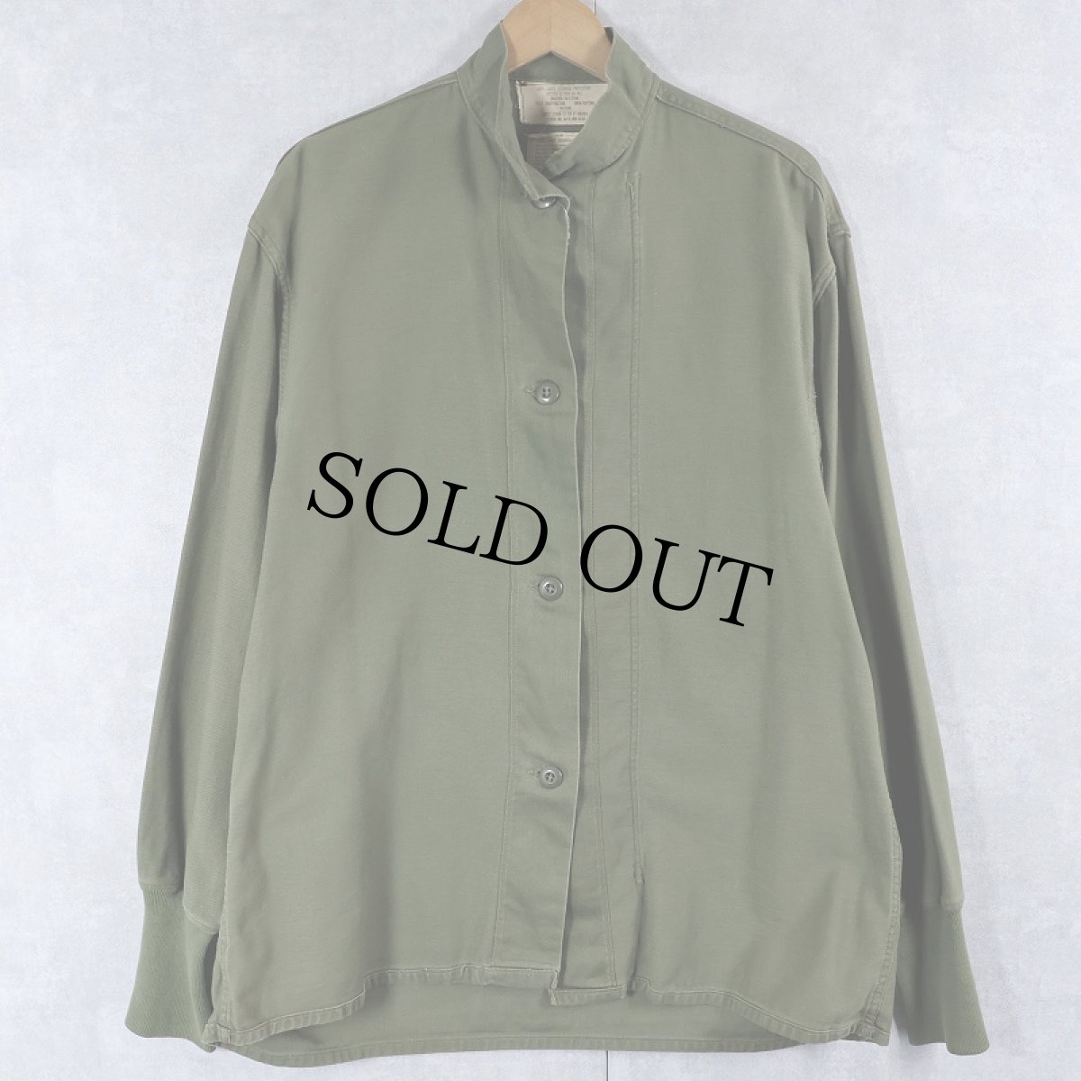 画像1: 70's U.S.ARMY ケミカルプロテクティブ ライナーシャツ MEDIUM (1)