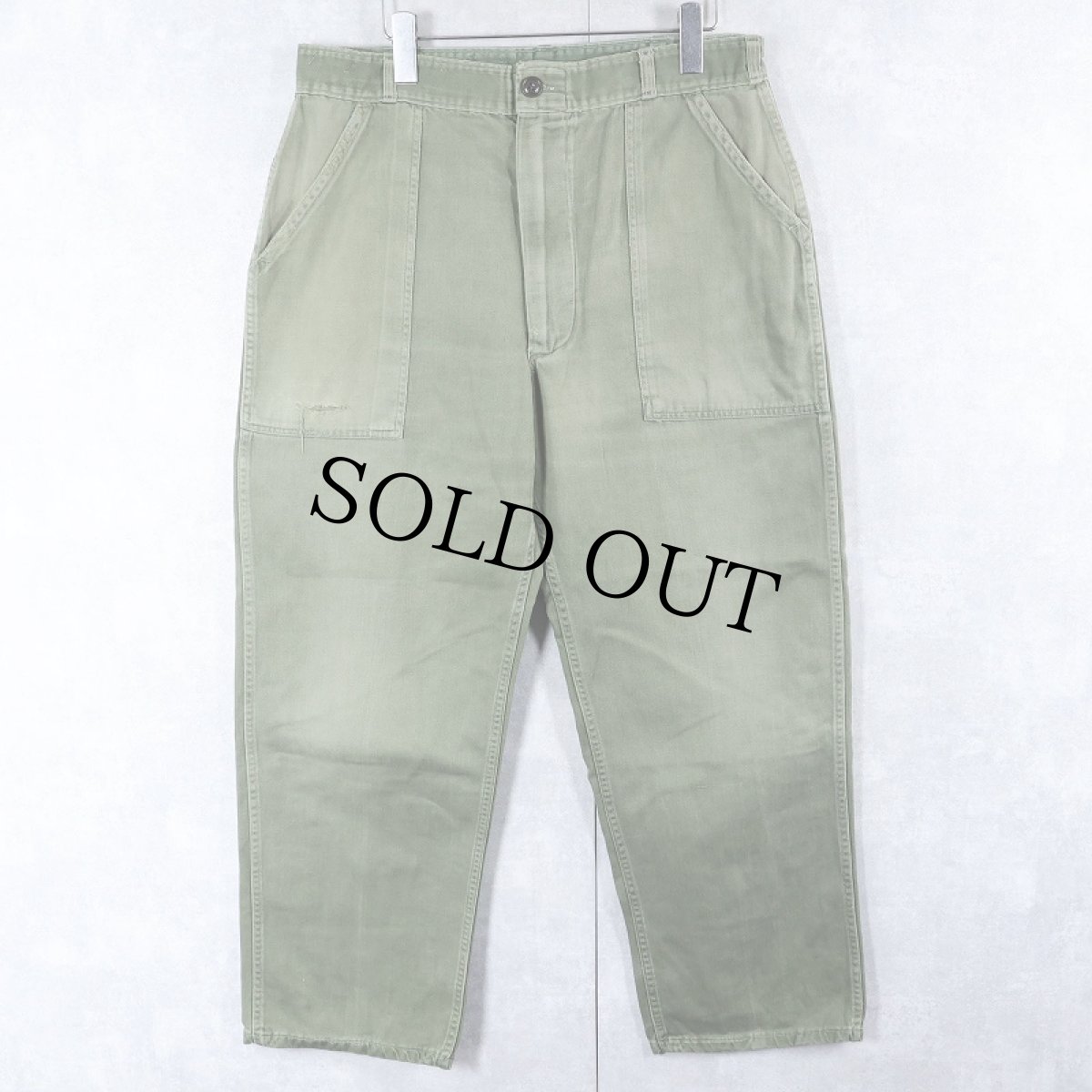 画像1: 60's U.S.ARMY ベイカーパンツ W33 (1)