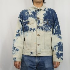 画像3: 80's gap PIONEER ブリーチ加工 デニムジャケット M (3)