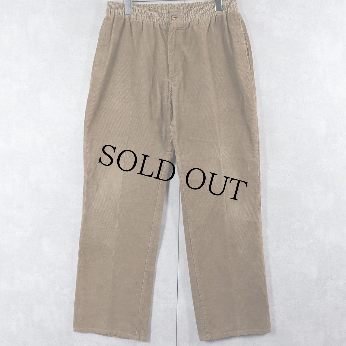 画像2: 80〜90's Hobie USA製 太畝コーデュロイ イージーパンツ (2)