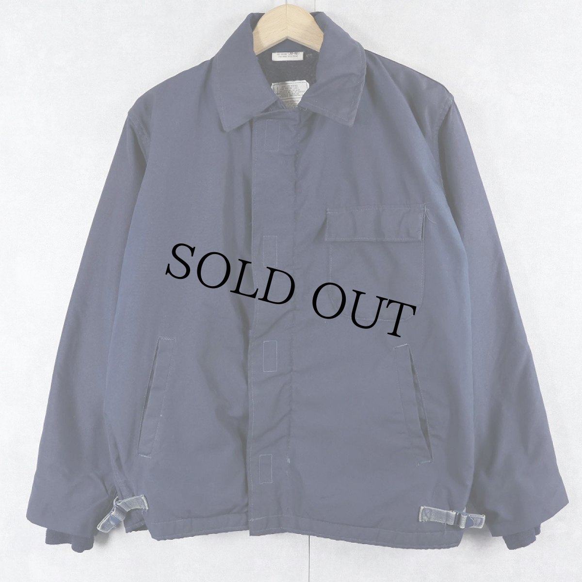 画像1: 90's U.S.NAVY "COLD WEATHER FLAME RESISTANT CLASS 1" アラミドデッキジャケット MEDIUM (1)