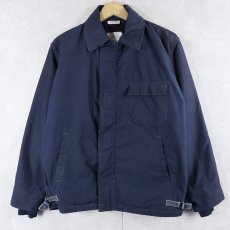 画像1: 90's U.S.NAVY "COLD WEATHER FLAME RESISTANT CLASS 1" アラミドデッキジャケット MEDIUM (1)