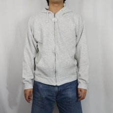 画像2: 90's Ultra Fleece USA製 無地 スウェットジップパーカー L (2)