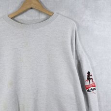 画像1: 90's Marlboro ADVENTURE TEAM トカゲ刺繍 タバコ企業スウェット XL (1)