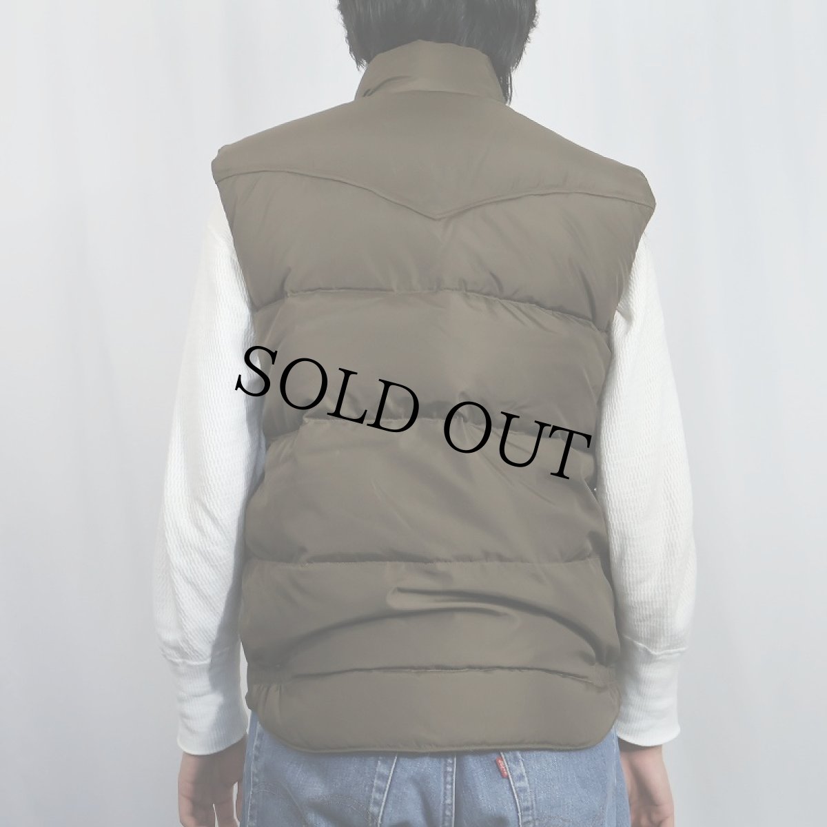 画像3: 〜80's Rainer Sportswear ウエスタンダウンベスト S (3)