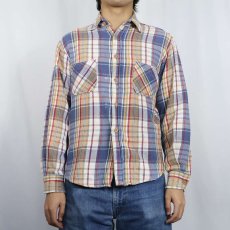画像2: 70's  BIGMAC JCPenney チェック柄 ヘビーネルシャツ M (2)