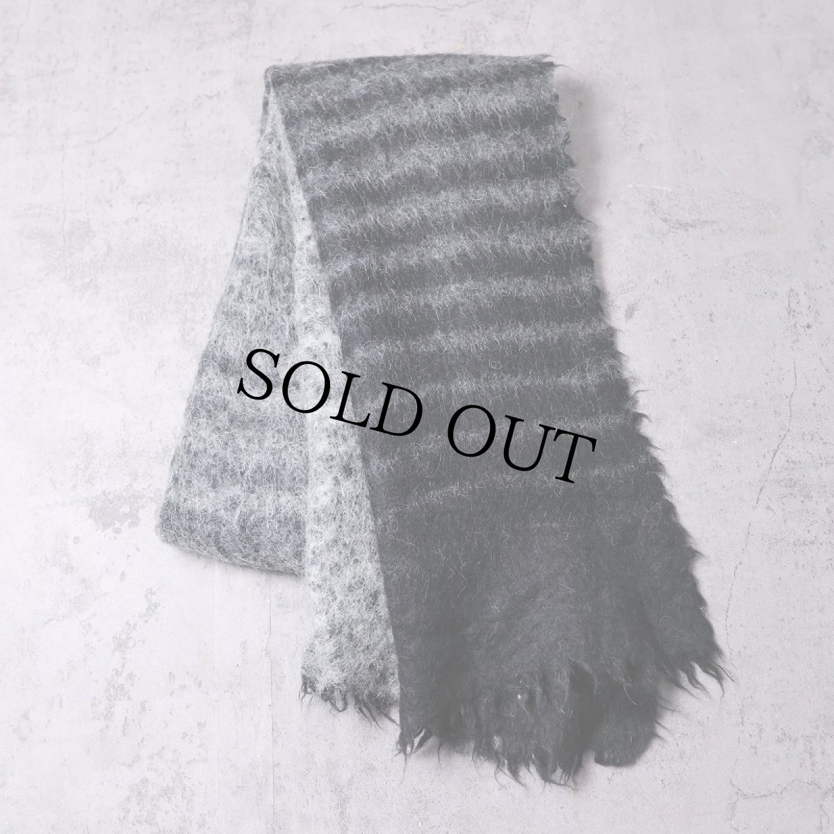 画像1: Caterina de' Medici グラデーション柄 ニットマフラー (1)